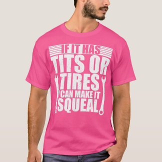 Funny Mechanic Wull-auto T-shirt