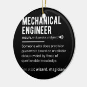 Funny Mechanical Engineer Definition Engineering E Keramisch Ornament (Links)