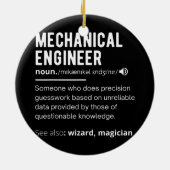 Funny Mechanical Engineer Definition Engineering E Keramisch Ornament (Achterkant)