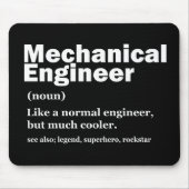 Funny Mechanical Engineer Definition Engineering M Muismat (Voorkant)