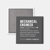 Funny Mechanical Engineer Definition Engineering  Magneet (Voorkant / Achterkant)