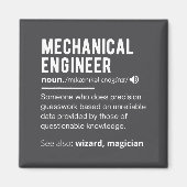 Funny Mechanical Engineer Definition Engineering  Magneet (Voorkant)