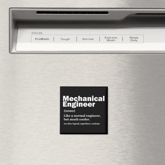 Funny Mechanical Engineer Definition Engineering Magneet (Insitu (Vaatwasser))