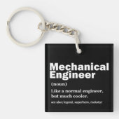 Funny Mechanical Engineer Definition Engineering Sleutelhanger (voorkant)