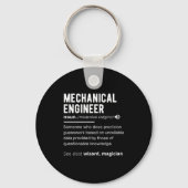 Funny Mechanical Engineer Definition Engineering Sleutelhanger (Voorkant)