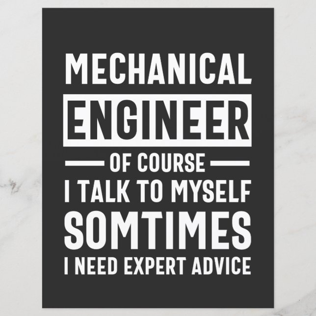 Funny Mechanical Engineer Gift (Voorkant)