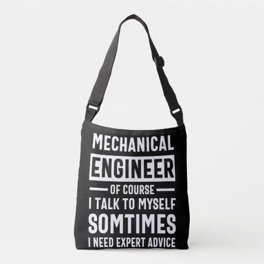 Funny Mechanical Engineer Gift Crossbody Tas (Voorkant)