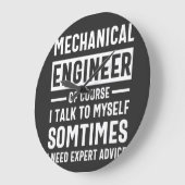 Funny Mechanical  Engineer Gift Grote Klok (Hoek)