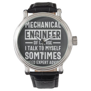Funny Mechanical Engineer Gift Horloge