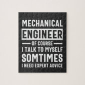 Funny Mechanical Engineer Gift Legpuzzel (Verticaal)