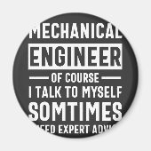 Funny Mechanical Engineer Gift Magneet (Voorkant)