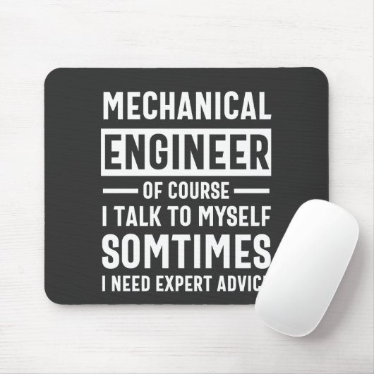 Funny Mechanical Engineer Gift Muismat (Met muis)