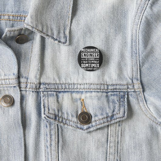 Funny Mechanical Engineer Gift Ronde Button 3,2 Cm (In situ)