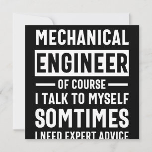 Funny Mechanical Engineer Gift Save The Date