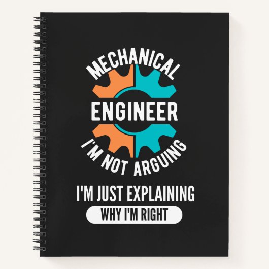Funny Mechanical Engineer, Mechanical Engineering Notitieboek (Voorkant)