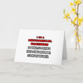 Funny Mechanical Engineer ... Zeer onwaarschijnlij Kaart (Gele Bloem)