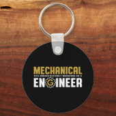 Funny Mechanical Engineering Geek Engineer Student Sleutelhanger (Voorkant)