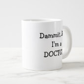 Funny Med School Afstuderen Doctor Grote Koffiekop (Voorkant rechts)