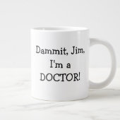 Funny Med School Afstuderen Doctor Grote Koffiekop (Rechts)