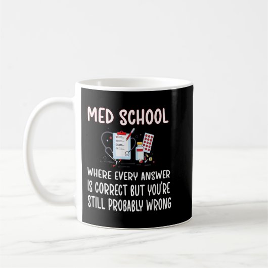 Funny Med School Future Doctor Medical School Stud Koffiemok (Links)