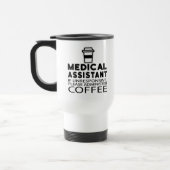 Funny Medical Assistant Coffee Lover Caffeine CMA Reisbeker (Links)