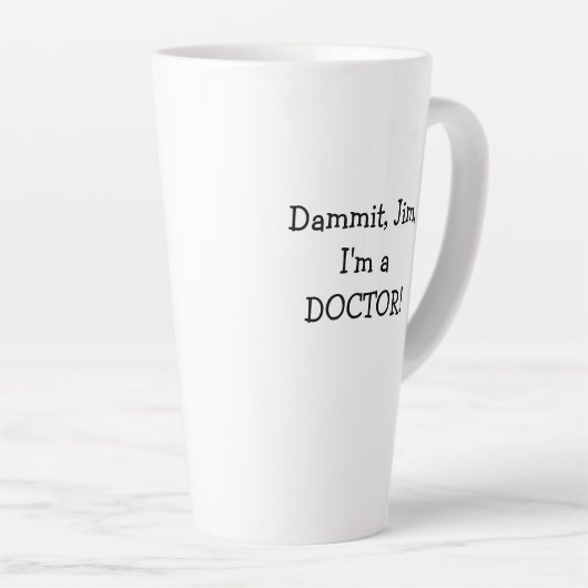 Funny Medical Doctor of Phd Latte Mok (Rechterhoek)