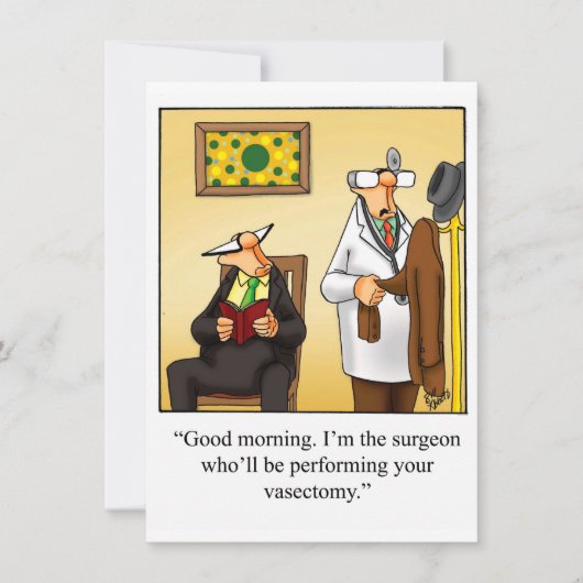 Funny Medical Graduation Party Invitations Kaart (Voorkant)