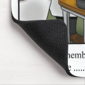 Funny Medical Humor Mousepad Muismat (Hoek)