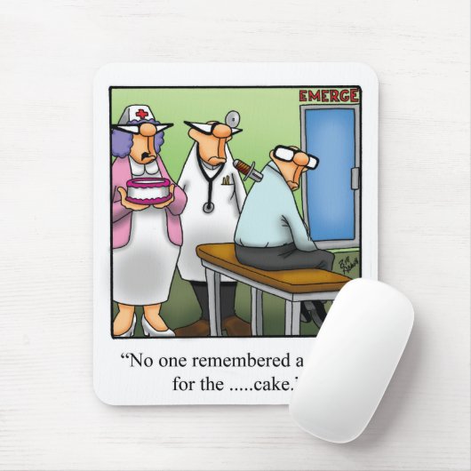 Funny Medical Humor Mousepad Muismat (Met muis)
