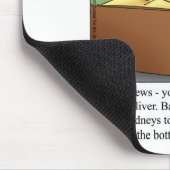 Funny Medical Humor Mousepad Muismat (Hoek)