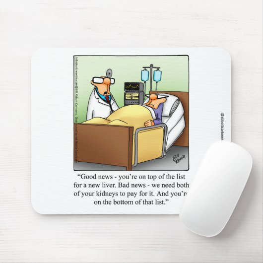 Funny Medical Humor Mousepad Muismat (Met muis)
