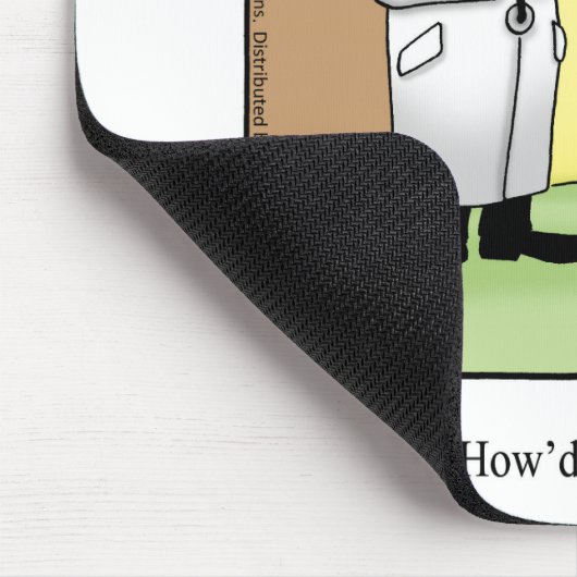 Funny Medical Humor Mousepad Muismat (Hoek)
