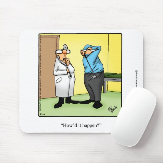 Funny Medical Humor Mousepad Muismat (Met muis)