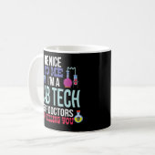 Funny Medical Lab Tech Coffee Mok Gift (Voorkant links)
