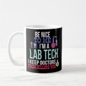 Funny Medical Lab Tech Coffee Mok Gift (Links)