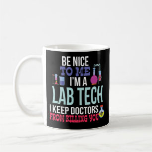 Funny Medical Lab Tech Coffee Mok Gift