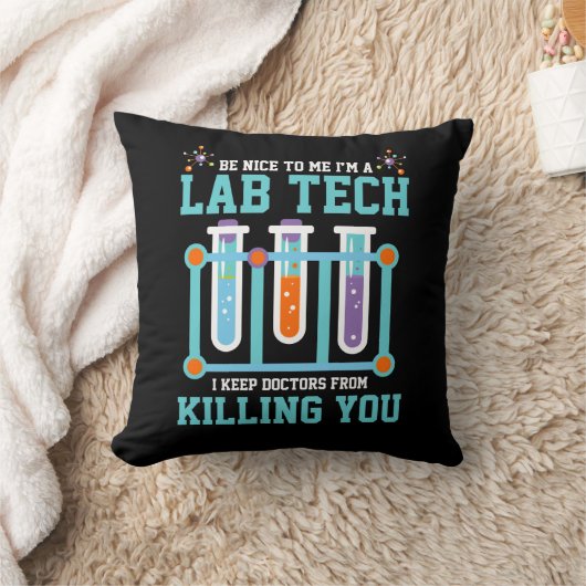 Funny Medical Lab Tech Laboratory Technicia Gift Kussen (Deken)
