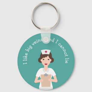 Funny Medical Nurse Gezegde Sleutelhangers