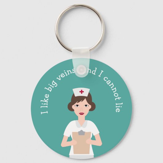 Funny Medical Nurse Gezegde Sleutelhangers (Voorkant)