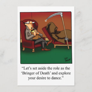 Funny Medical/Psychology Afstuderen Uitnodiging