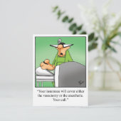 Funny Medical School Afstuderen Uitnodiging (Staand voorkant)