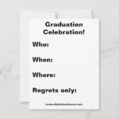 Funny Medical School Afstuderen Uitnodiging (Achterkant)