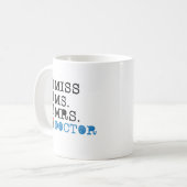 Funny Medical School Doctor Afstuderen Coffee Mok (Voorkant links)