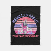 Funny Medically Gaslit Your Labs Look Great  Fleece Deken (Voorkant)