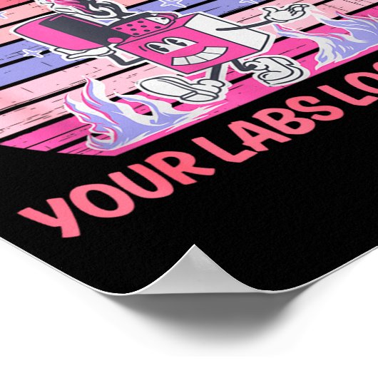 Funny Medically Gaslit Your Labs Look Great  Poster (Hoek)