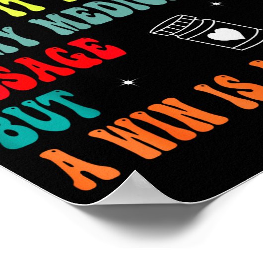 Funny Medication Dosage Joke Dark Humor Sarcastic  Poster (Hoek)