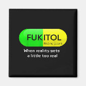 Funny Medication Gooditol Capsule Pharmacy Humor  Magneet (Voorkant)