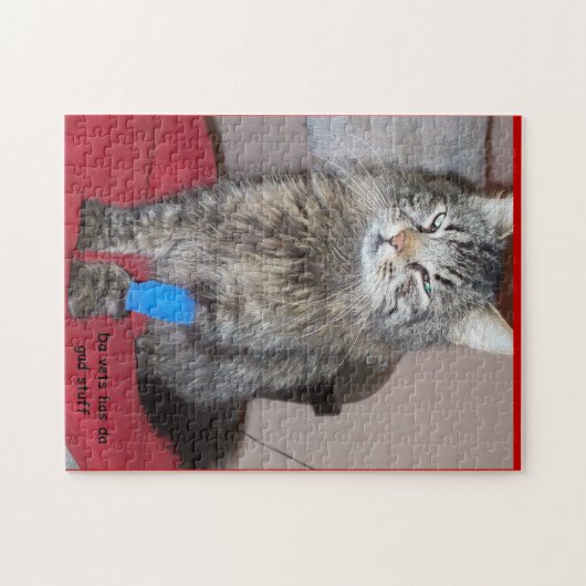 Funny Medicinal cat meme of je afbeelding Legpuzzel (Horizontaal)
