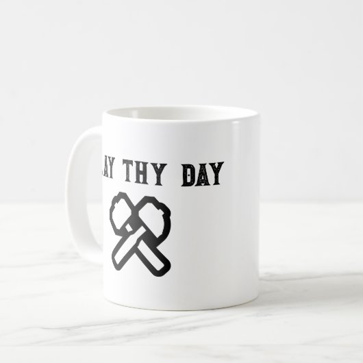 funny medieval mug koffiemok (Voorkant links)