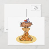 Funny Meditation Briefkaart (Voorkant / Achterkant)
